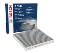 Bosch R5544 Filtro de Habitáculo de Carbón Activo - Filtro de Repuesto Contra Olores Desagradables, Polen y Polvo, Para un Aire más Limpio en el Vehículo