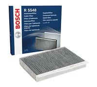 Bosch R5548 Filtro de Habitáculo de Carbón Activo - Filtro de Repuesto Contra Olores Desagradables, Polen y Polvo, Para un Aire más Limpio en el Vehículo