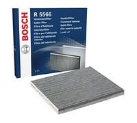 Bosch R5566 Filtro de Habitáculo de Carbón Activo - Filtro de Repuesto Contra Olores Desagradables, Polen y Polvo, Para un Aire más Limpio en el Vehículo