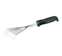 Bosch Rastrillo de mano para jardín – Robusto, acero inoxidable, mango engomado, ergonómico