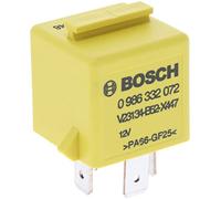 Bosch Relé mini 0986332072 – 12 V, 60 A, IP5K4, -40 a 85 °C, 4 pines