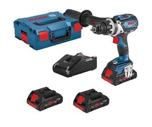 Bosch ROBERT PRO BOSC0299 - Taladro atornillador GSR 18V-110 C + 3 x 5.0Ah + cargador Gal 18V-40 + L-Boxx BOSCH-0615990L8F