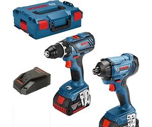 Bosch ROBERT PRO DGA56133 Kit Bosch Taladro GSR 18V-28 + Destornillador de impacto GDR 18V-160 + 2 baterías 4.0Ah-L 06019G5107