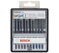 Bosch Juego Hojas de Calar Robusto Line Madera And Metal, Vástago en T ,