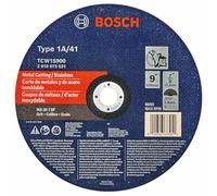 BOSCH Rueda abrasiva de grano 36 de 9 pulgadas x 0.75 pulgadas x 7/8 pulgadas tipo eje 1A/41 de grano 36, ideal para cortar metales