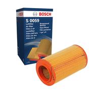 Bosch Filtro de aire cartucho filtrante F 026 400 059 para Fiat, Peugeot, Citroën
