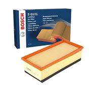 Bosch S0121 Filtro de Aire para Coche - Restringe Partículas de la Entrada de Aire, Resiste a la Humedad, con Alta Resistencia a la Tracción