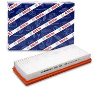 Bosch S0144 Filtro de Aire para Coche - Restringe Partículas de la Entrada de Aire, Resiste a la Humedad, con Alta Resistencia a la Tracción