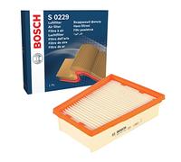 Bosch S0229 Filtro de Aire para Coche - Restringe Partículas de la Entrada de Aire, Resiste a la Humedad, con Alta Resistencia a la Tracción