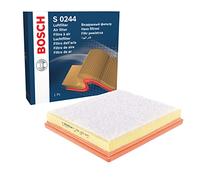 Bosch S0244 Filtro de Aire para Coche - Restringe Partículas de la Entrada de Aire, Resiste a la Humedad, con Alta Resistencia a la Tracción