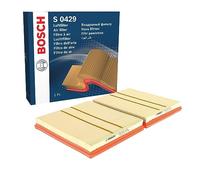 Bosch S0429 Filtro de Aire para Coche - Restringe Partículas de la Entrada de Aire, Resiste a la Humedad, con Alta Resistencia a la Tracción