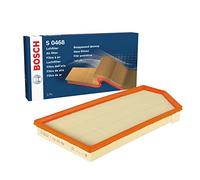 Bosch S0468 Filtro de Aire para Coche - Restringe Partículas de la Entrada de Aire, Resiste a la Humedad, con Alta Resistencia a la Tracción