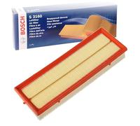 Bosch S3160 Filtro de Aire para Coche - Restringe Partículas de la Entrada de Aire, Resiste a la Humedad, con Alta Resistencia a la Tracción