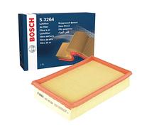 Bosch S3264 Filtro de Aire para Coche - Restringe Partículas de la Entrada de Aire, Resiste a la Humedad, con Alta Resistencia a la Tracción