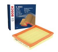 Bosch S3603 Filtro de Aire para Coche - Restringe Partículas de la Entrada de Aire, Resiste a la Humedad, con Alta Resistencia a la Tracción