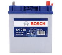 Bosch S4018 Batería de coche 40A/h 330A tecnología de plomo-ácido para vehículos sin sistema Start y Stop