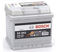 Bosch S5002 Batería de coche 54A/h 530A tecnología de plomo-ácido para vehículos sin sistema Start y Stop