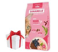 BOSCH Sanabelle Aves de corral adultas 8 kg + ¡Sorpresa para el Gato GRATIS!