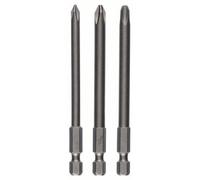 Bosch 2 607 001 758 - Juego de 3 pzas. de puntas de atornillar extraduras - PH1; PH2; PH3; 152 mm (pack de 3)
