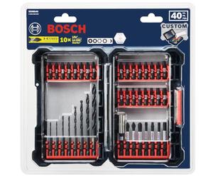 Bosch sdms24 24Piece impacto resistente sistema de atornillado Custom Case Set, DDMS40 0 wattsW, 0 voltsV