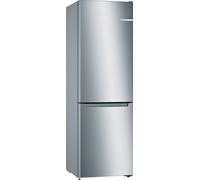 Bosch Serie 2 KGN33NLEB nevera y congelador Independiente 282 L E Acero inoxidable
