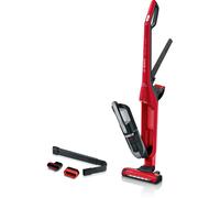 Bosch Serie 4 BBH3ZOO28 aspiradora de pie y escoba eléctrica Aspiradora escoba Batería Secar Sin bolsa 0,4 L Rojo 2,15 Ah