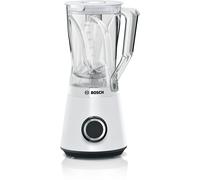 Bosch VitaPower Serie 4 MMB6141W Blender con cuchillas de acero inoxidable de alta calidad, cuenco mezclador Tritan de 1,5 l, piezas lavables en lavavajillas, 30.000 rpm, 1200 W, color blanco