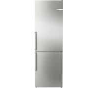 Bosch Serie 4 Frigorífico combinado de libre instalación 186 x 60 cm Acero antihuellas, Total NoFrost KGN36VIBT