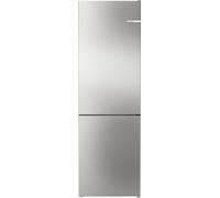 Bosch Serie 4 Frigorífico combinado de libre instalación 186 x 60 cm Acero antihuellas, Total NoFrost KGN362ICF