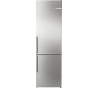 Bosch Serie 4 Frigorífico combinado de libre instalación 203 x 60 cm Acero antihuellas, Total NoFrost KGN39VIBT