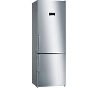 Bosch Serie 4 Frigorífico combinado de libre instalación 203 x 70 cm Acero antihuellas, Total NoFrost KGN49XIDQ