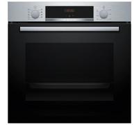 Bosch Serie 4 HBA514ES3 horno 71 L 3400 W Negro, Acero inoxidable