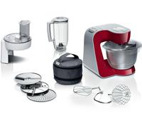 Bosch MUM58720 robot de cocina 1000 W 3,9 L Gris, Rojo, Acero inoxidable