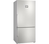 Bosch Serie 6 Frigorífico combinado de libre instalación 186 x 86 cm Acero antihuellas, Total NoFrost KGN86AIDR