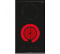 Bosch Serie 6 PKF375FP2E Placa Vitrocerámica Dominó 2 Zonas 30 cm Negra