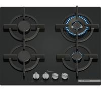 Bosch Serie 6 Placa de gas 60 cm Vidrio templado, Negro PPH6A6I10