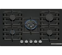 Bosch Serie 6 Placa de gas 75 cm Vidrio templado, Negro PPQ7A6I40
