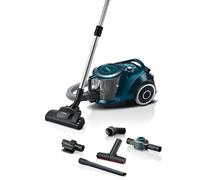 Bosch Serie 6 ProFamily BGC41XFMLY Aspiradora sin bolsa, ideal para alérgicos, filtro de higiene, trampa de juguetes, boquilla de tapicería XXL, boquilla de hendidura XXL, alta potencia de succión