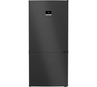 Bosch Serie 8 Frigorífico combinado de libre instalación 186 x 86 cm Acero negro antihuellas, Total NoFrost KGP86AXB0N