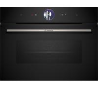 Bosch Serie 8 Horno compacto con vapor 60 x 45 cm Negro CSG7361B1