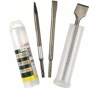 BOSCH Juego de cinceles y brocas de 3 piezas SDS-plus 2607019457