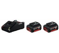 Bosch Set Arrancador Con Batería: 2 x GBA 18 V, 4.0 Ah, GAL 18V-40 1600A019S0