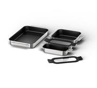 Bosch - Set de 4 recipientes FlexInducción, Válido para PerfectFry Plus, Hierro Fundido, HEZ9FF040