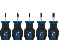 Bosch Set de destornilladores cortos PRO PH/SL, 5 unidades | Accesorios Herramientas Manuales