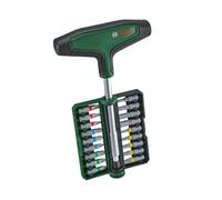 Bosch Set de destornilladores de puntas con empuñadura en T de 19 piezas (Accesorios Herramientas Manuales)
