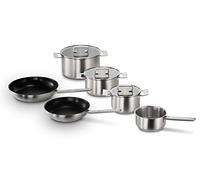 Bosch - Set de Utensilios de Cocina, 6 Piezas, apto para todo tipo de Placas, Acero Inoxidable, HEZ9SE060