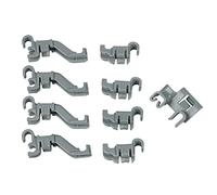 Bosch Siemens 632372 00632372 - Juego de fijación para cestas, soporte para platos de lavavajillas también Balay Blaupunkt Constructa Gaggenau Küppersbusch Neff