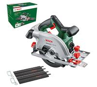 Bosch sierra circular a batería UniversalCirc 18V-53 (para serrar con precisión madera; profundidad máx. corte: 53 mm; juego guías de dos piezas; sistema 18 V; no incluye la batería) - Edición Amazon