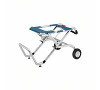 Bosch Professional GTA 60 W - Mesa de transporte para sierra de mesa ( larg.1,20 m x alt. 0,62 m, neumáticos, plegable)