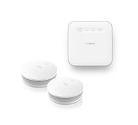 Bosch Smart Home kit básico de protección contra incendios, 1 controller II, 2 detectores de humo II